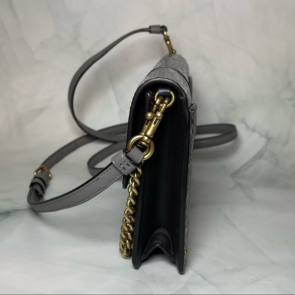 Dreamer Convertible Crossbody In Colorblock Snakeskin ♥ Brass/Heather Grey Multi - Picture 6 of 13